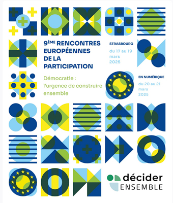 Atelier de la CNCE aux 9èmes Rencontres Européennes de la Participation (REP) à Strasbourg