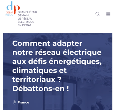 CNDP : Le débat sur l’avenir du réseau de transport d’électricité est ouvert !